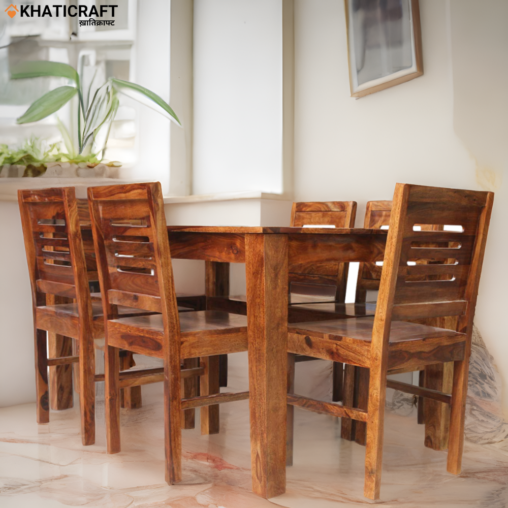 Sheesham wood 6 discount seater dining table