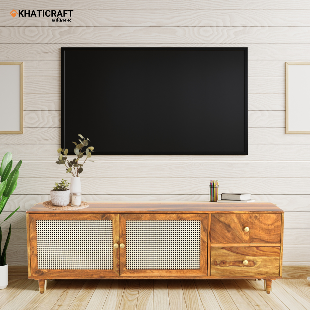 Buy Hina wooden TV cabinets online in India at best price – khaticraft