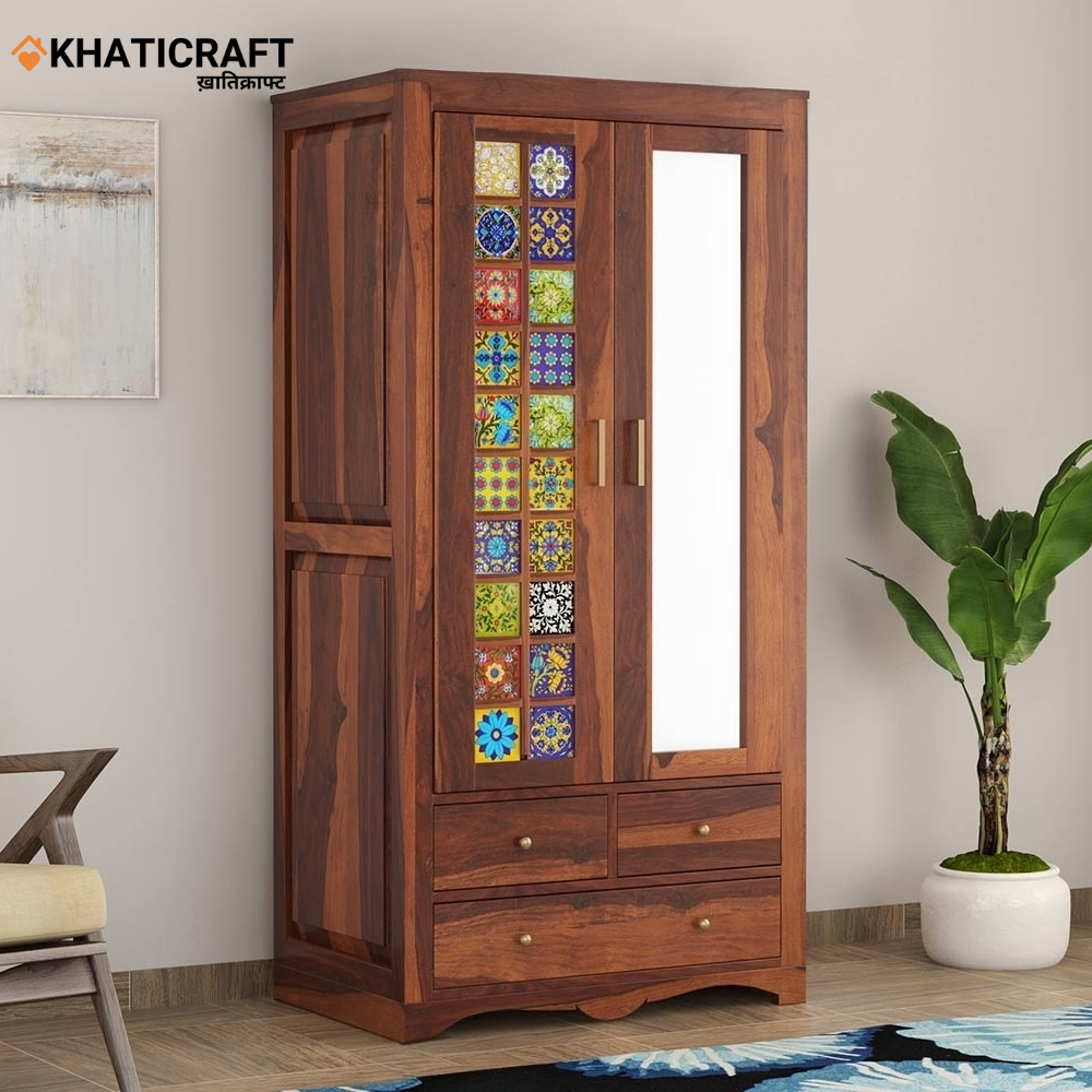 Wardrobe With Dressing Table at best price in Bengaluru by InteriorDesk.in  | ID: 21439136755