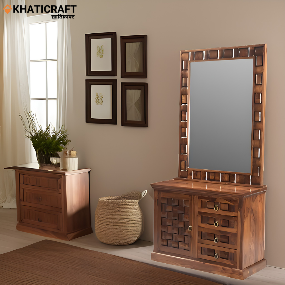 Buy Engineered Wood Wall Mount Dressing Table for Bedroom Living Room  (Wenge) (D.I.Y) Online at Best Prices in India - JioMart.
