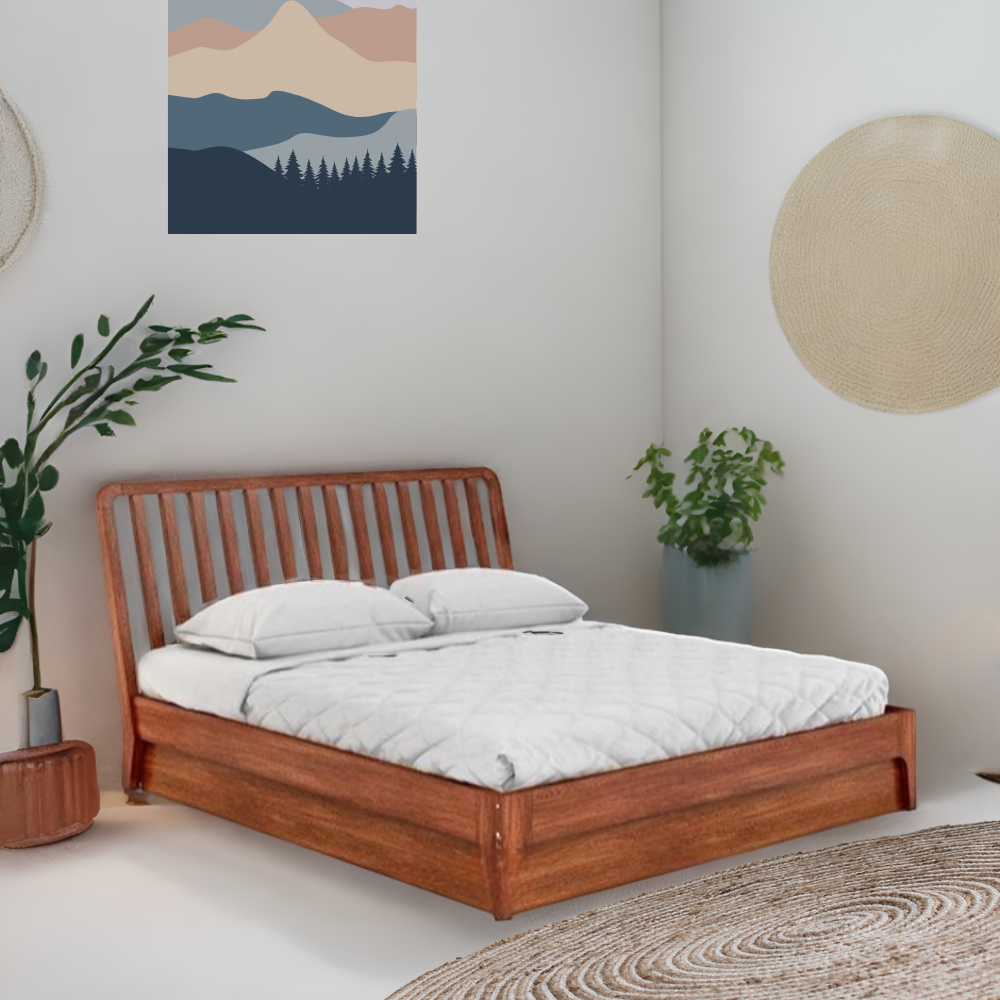 Ahan Solid Wood Sheesham Bed