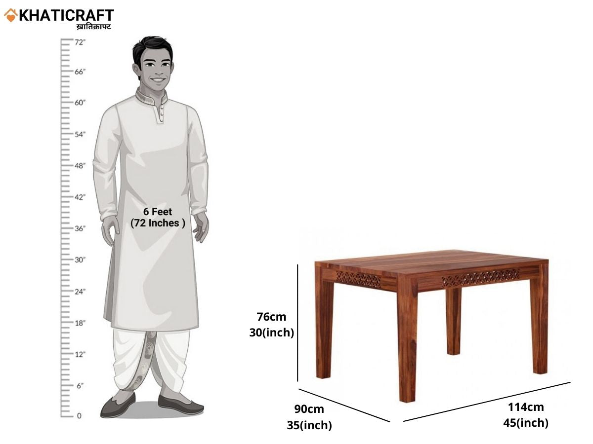 4 seater dining online size