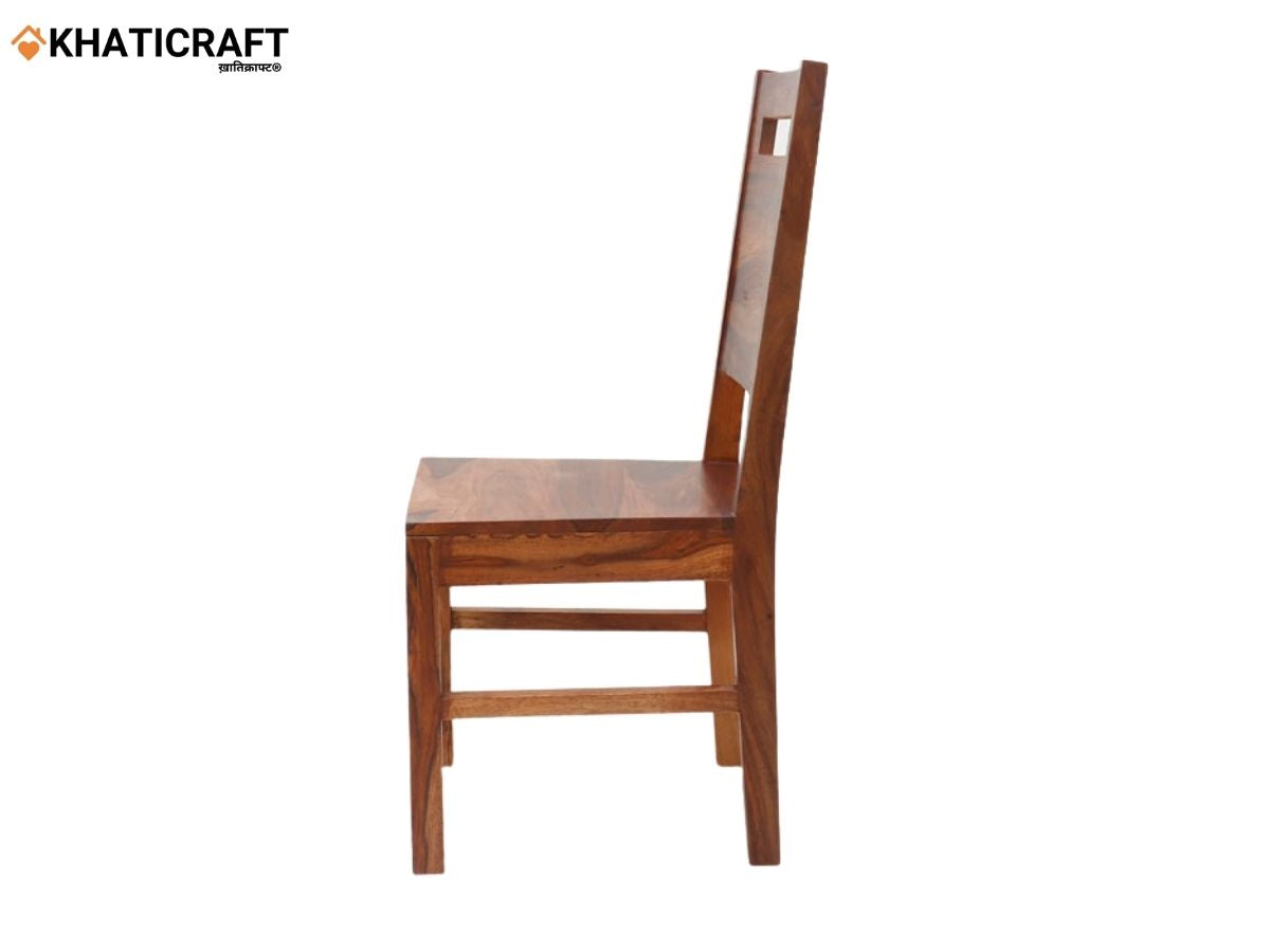 Buy Niru wooden chair set online in india khaticraft