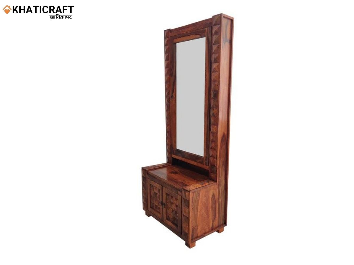 Buy Mohita Solid Wood Dresser in Walnut Colour at 29% OFF by Aakriti art  creations | Pepperfry